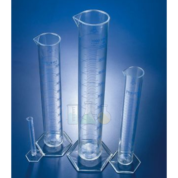 Measuring Cylinder with Hexagonal Base